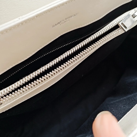 Authentic Saint Laurent paries white 2020Loulou leather bag - Picture 11 of 12